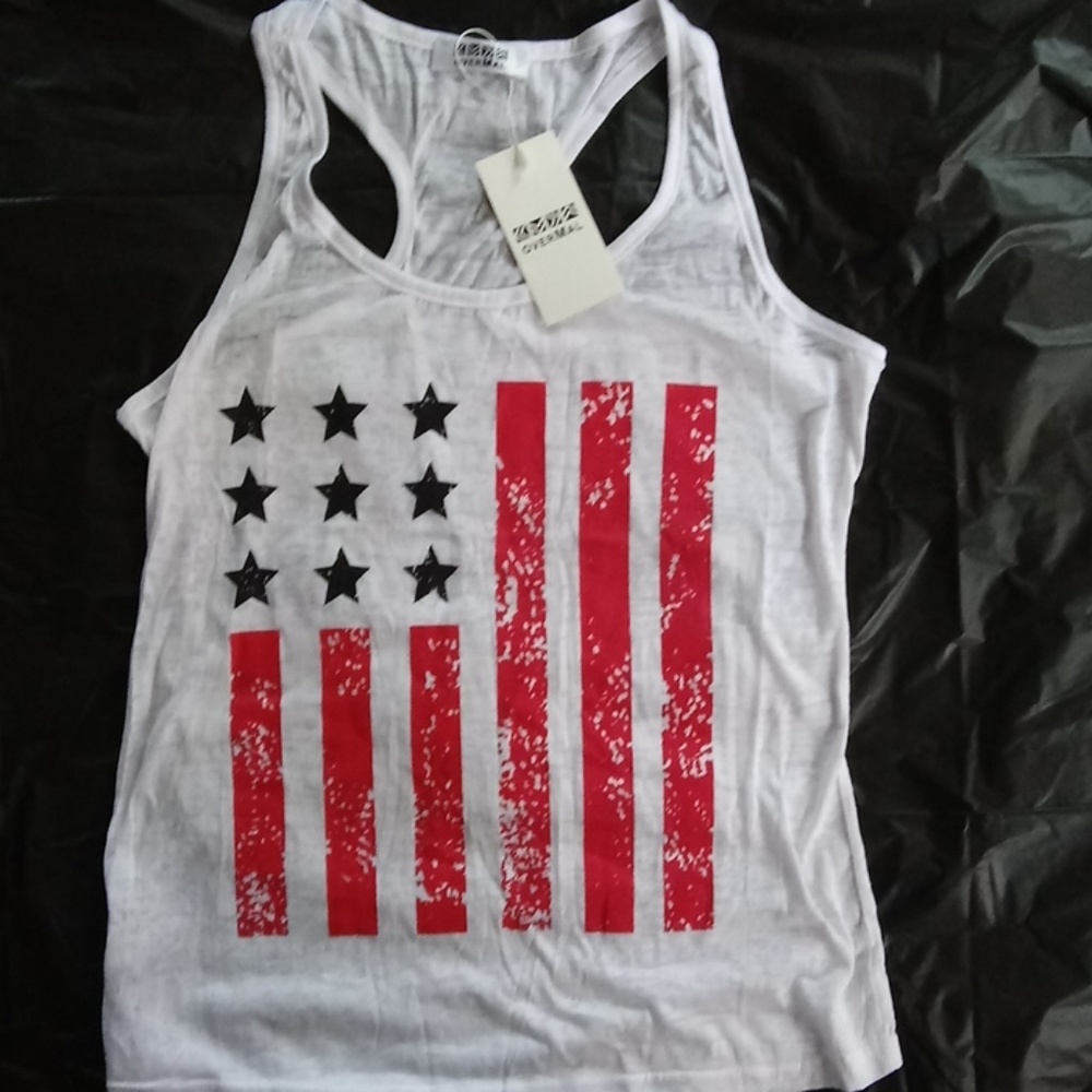 Red, White and Blue Tank Top